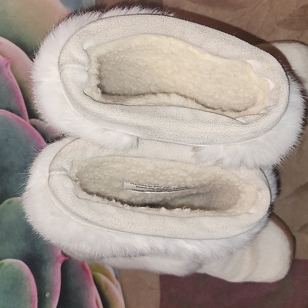 Oscar Sport Fur Boots Norma White Ski Boots Size(39)  Fur&Leather - Picture 8 of 14